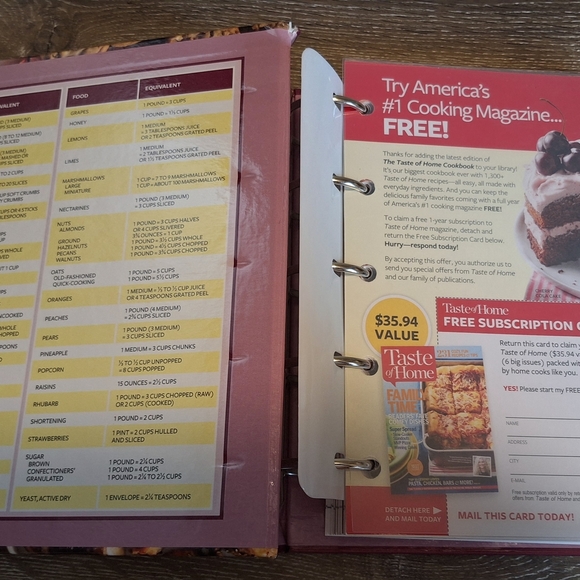 Taste of Home Cookbook - Red Cover - Picture 7 of 9